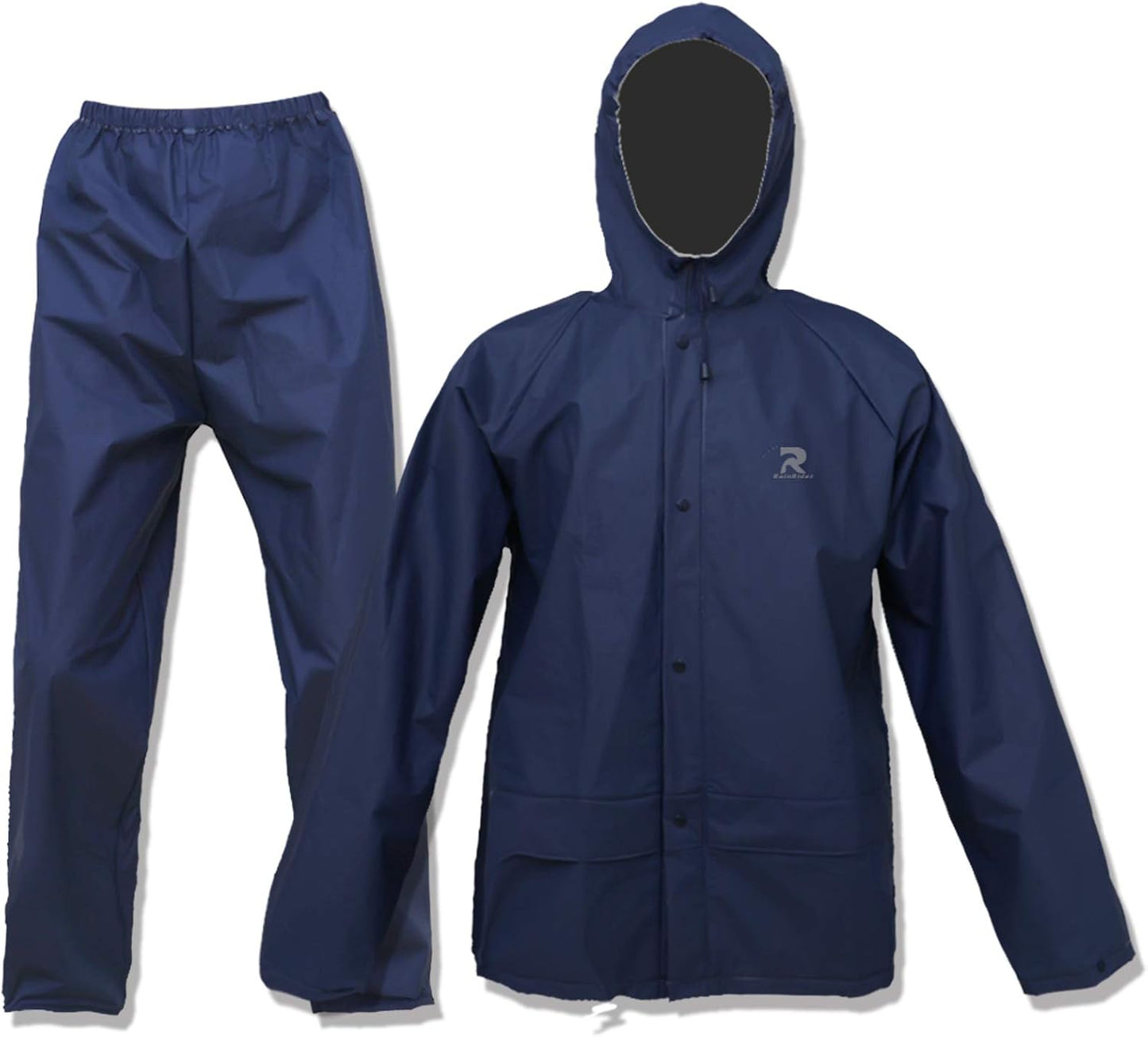 Rain Suit for Men Women Waterproof Ultra-Lite Rain Gear with Pants Reusalbe Portable