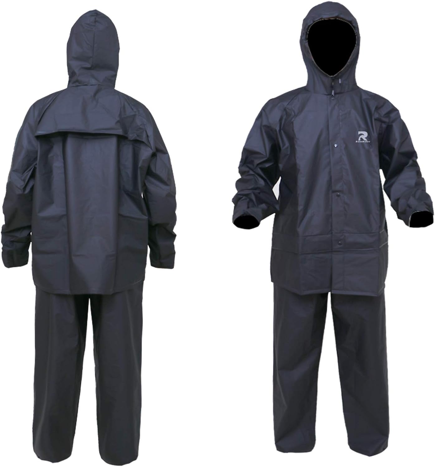 Rain Suit for Men Women Waterproof Ultra-Lite Rain Gear with Pants Reusalbe Portable