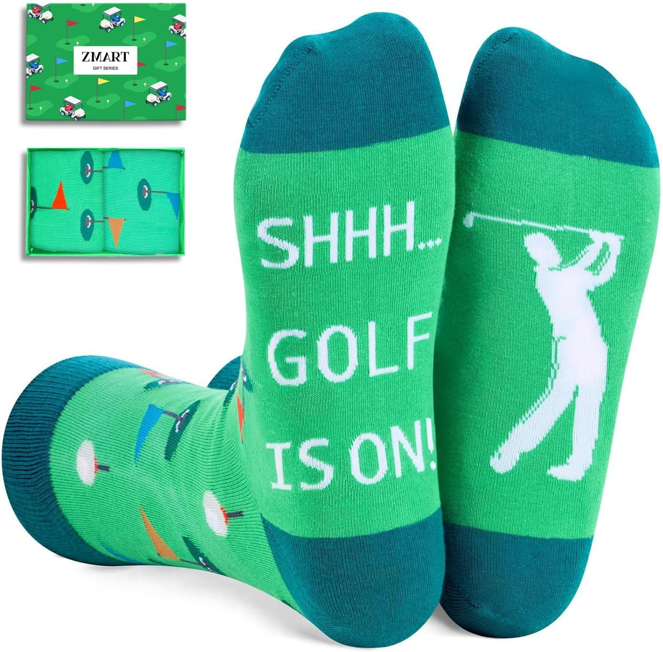 Sports Gifts - Golf, Football, Race Car Gifts; Car Racing Socks for Men