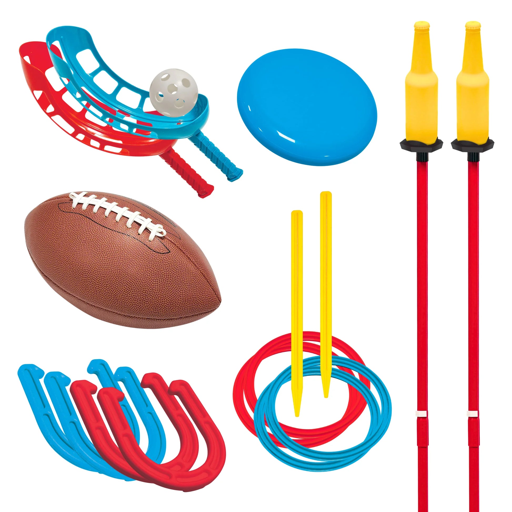 Ultimate 6-In-1 Sports Set, Multi-Game Pack, Outdoor Play, for All Ages, by